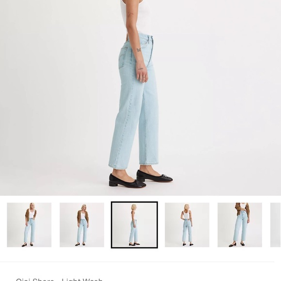 NWT LEVIs ribcage ankle straight size 28x27 - Picture 2 of 9